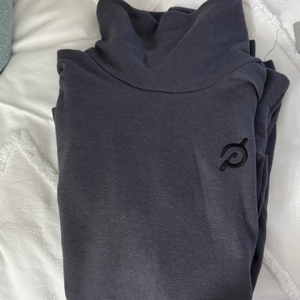 Peloton Charcoal Turtleneck Sweatshirt
